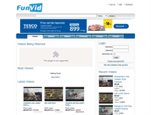 Tablet Screenshot of funvid.hu